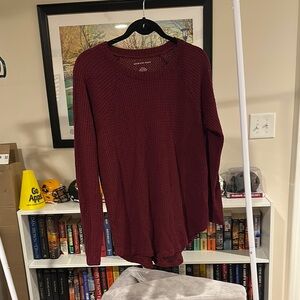 Women's Burgundy Sweater